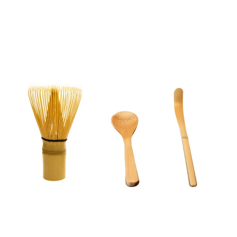 Tea Set Japanese Tea Set Matcha Whisk (Chasen) Tea Spoon and Scoop (Chashaku) Matcha Tea Set Bamboo Accessories