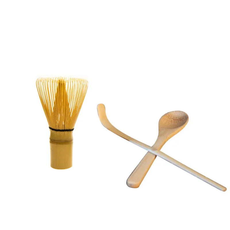 Tea Set Japanese Tea Set Matcha Whisk (Chasen) Tea Spoon and Scoop (Chashaku) Matcha Tea Set Bamboo Accessories